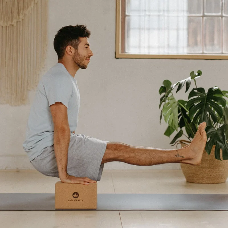 Lotuscrafts Yoga Block | Cork 23 x 14 x 9 cm - Cork - Image 2