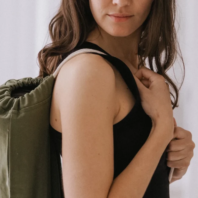 Zelena joga torba