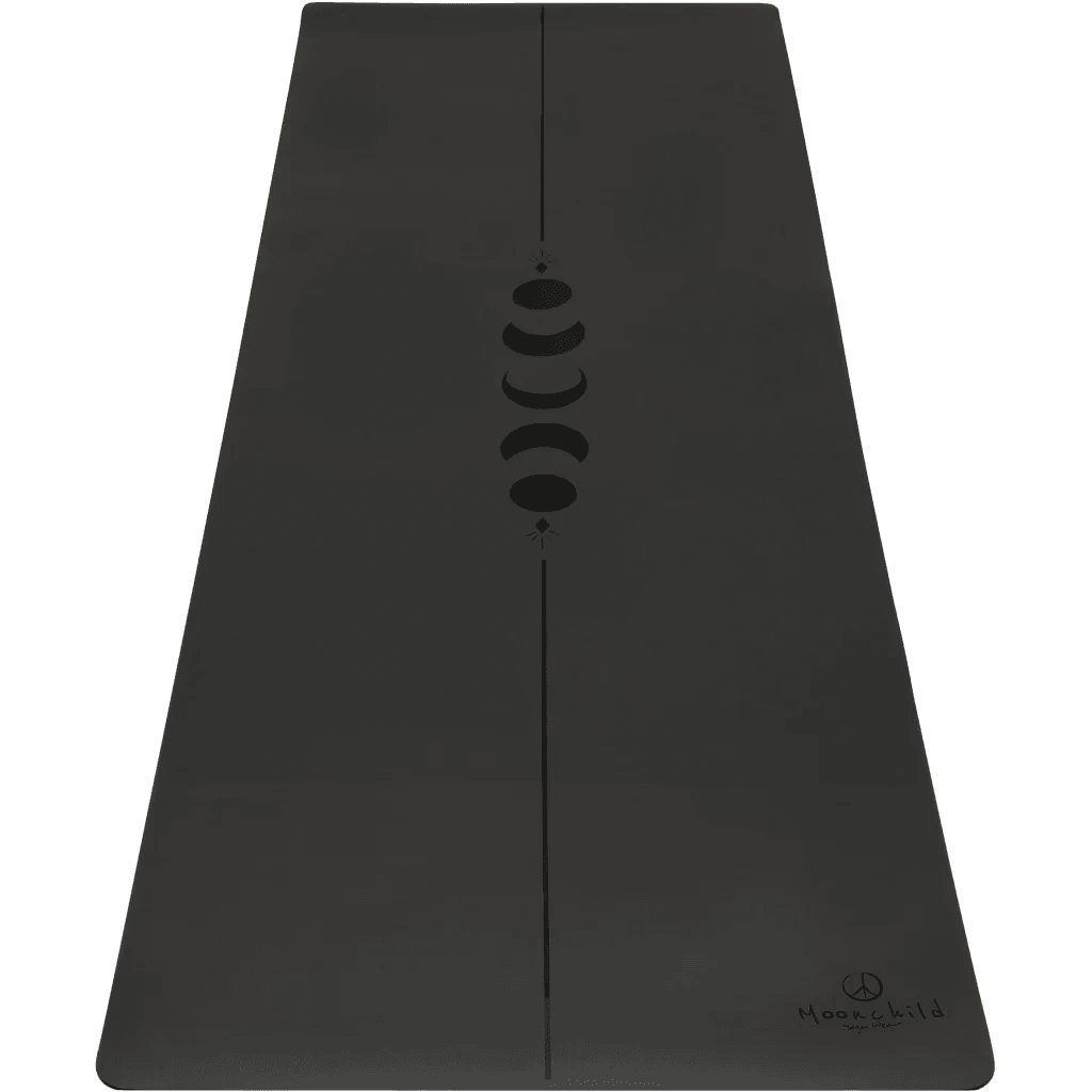 Moonchild Yoga Mat | Stay Grounded 4 mm - Charcoal - Image 2