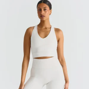 Top Sisterly Tribe | V-Neck Cross Back Bra - Biser