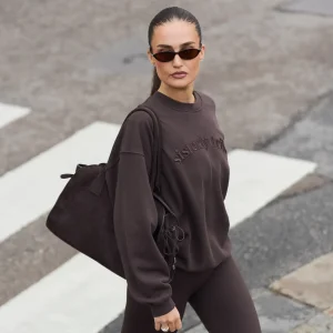 Pulover Sisterly Tribe - Čokolada