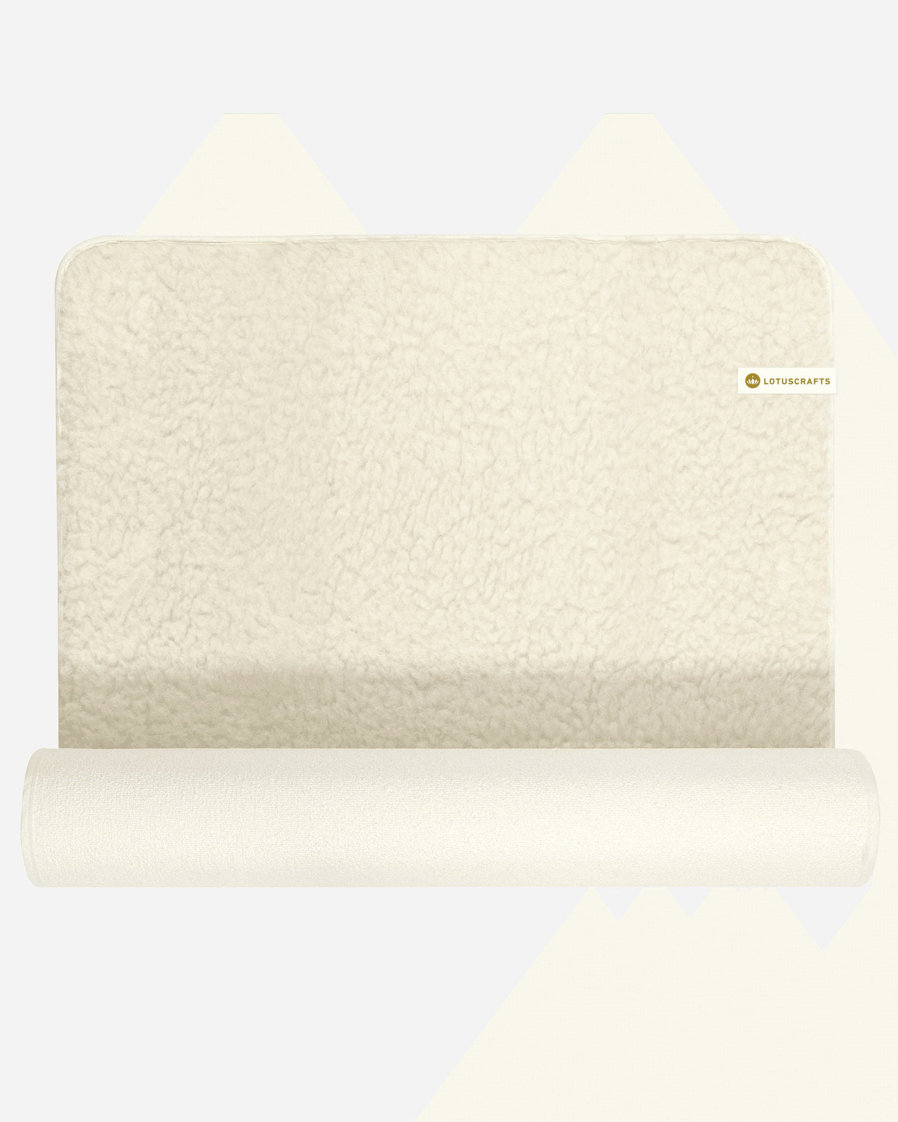 Lotuscrafts Mat | Wool 2 cm - Wool - Image 7
